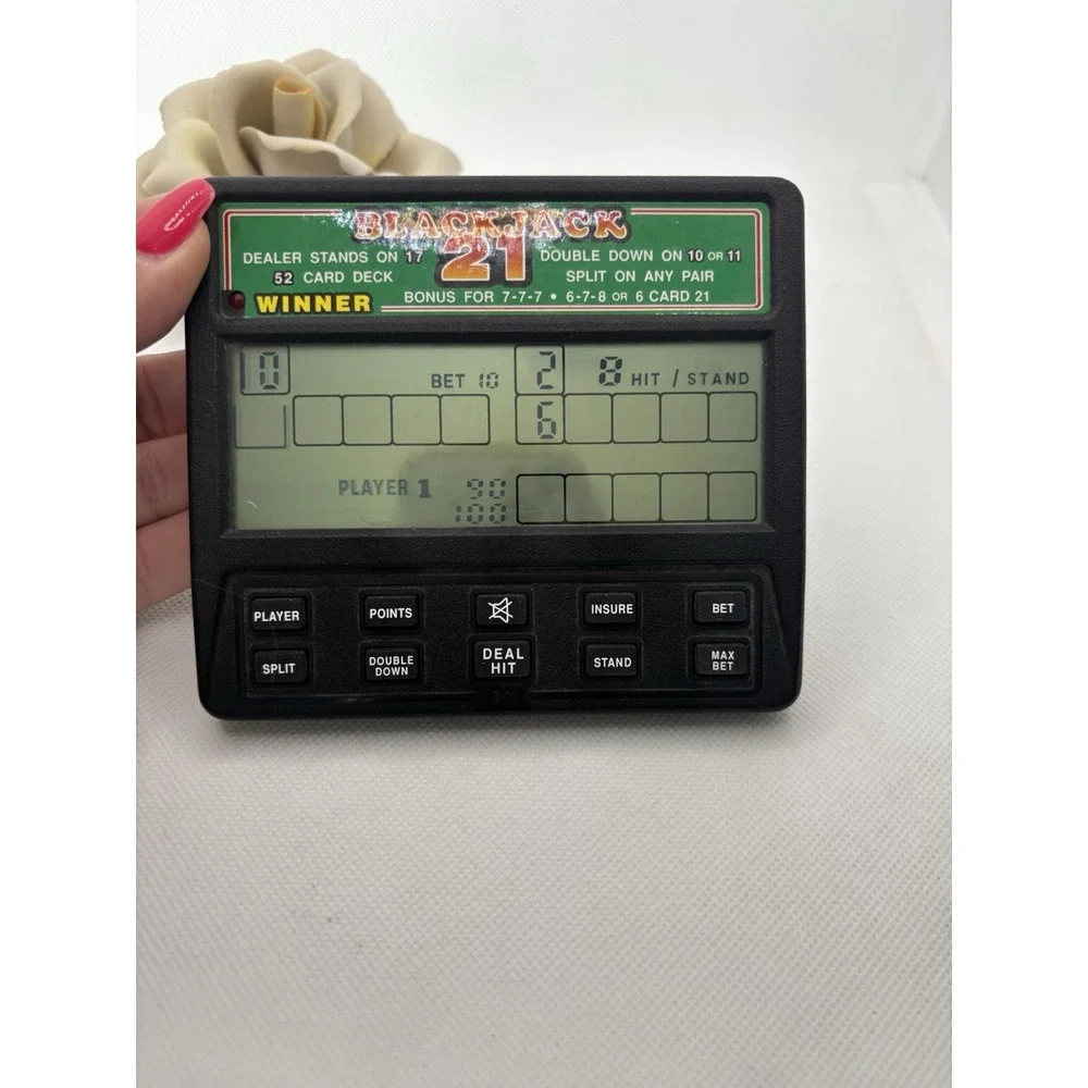 Vintage Handheld Electronic Card Games (Blackjack 21 - Radioshack)